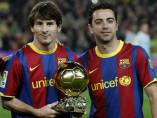 Xavi y Messi Xavi y Messi
