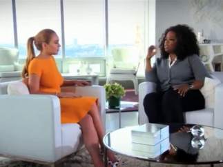 Oprah Winfrey entrevista a Lindsay Lohan