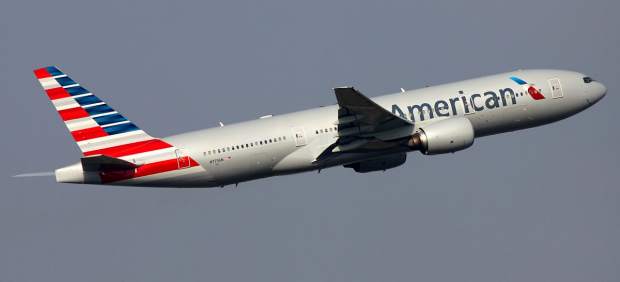 Un avión de American Airlines Un avión de American Airlines