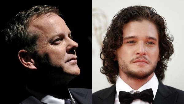 Kiefer Sutherland y Kit Harington Kiefer Sutherland y Kit Harington