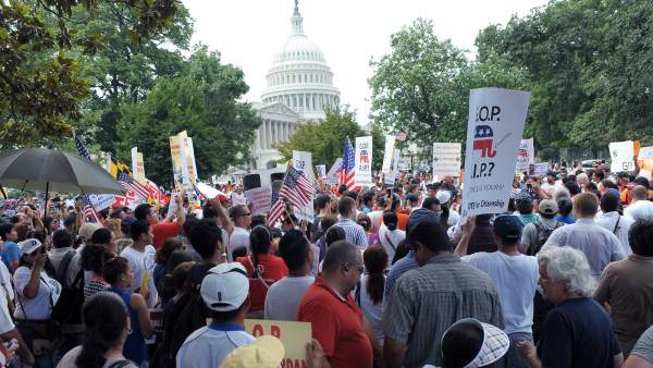 Protesta inmigrantes en Washington Protesta inmigrantes en Washington