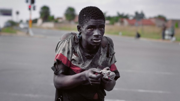 At a Traffic Intersection, Johannesburg, 2011 At a Traffic Intersection, Johannesburg, 2011