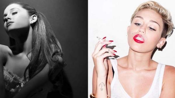 Ariana Grande y Miley Cyrus Ariana Grande y Miley Cyrus