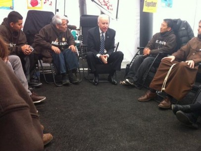 Biden visita a los inmigrantes