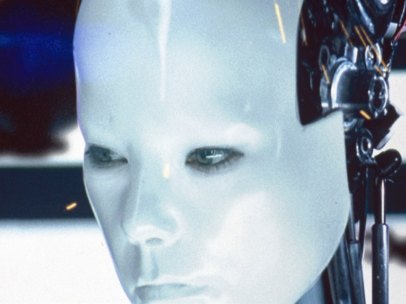 Still from the “All Is Full of Love” music video. 1999