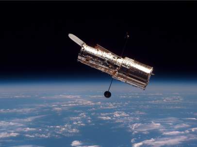 El telescopio espacial Hubble.