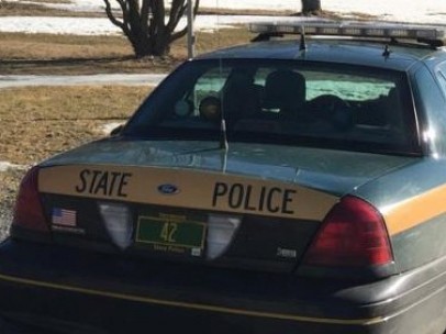 Una patrulla de policía del estado de Vermont