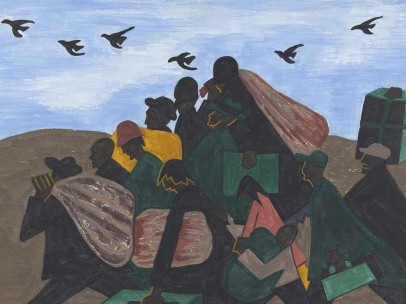 Jacob Lawrence. The Migration Series. 1940-41. Panel 3