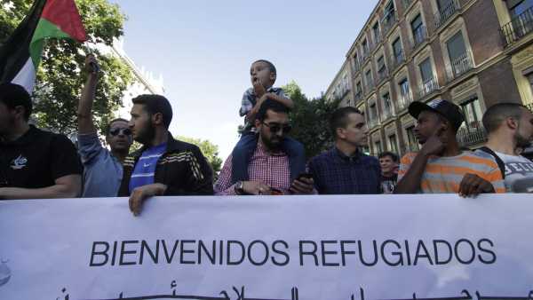 Marcha a favor de los refugiados Marcha a favor de los refugiados
